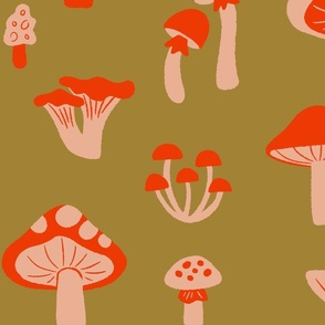 Fun Fungi - Red/Green