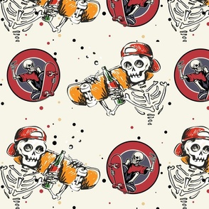 Skateboard skulls 