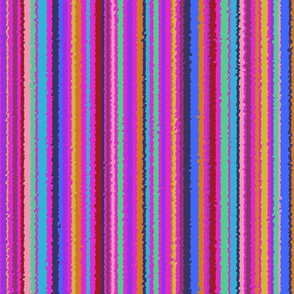 Rainbow wiggly lines (pink emphasis)