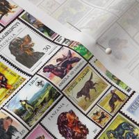 gordon_setter aligned stamps