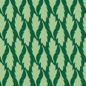 Geometric Green Leaves Dense