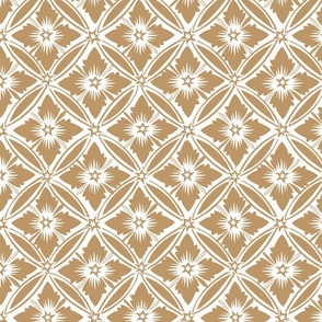 Beige-Stars, geometric, 