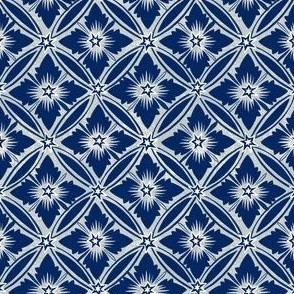 Japandi, Geometric stars - DarkBlue-Star-modern-luxury