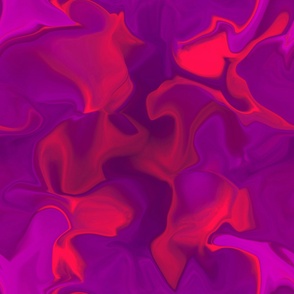 Mixed Paint  II - Red on Purple
