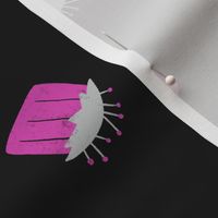 Retro Pink Cushions | Pink | Dark Background