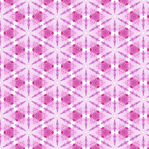 Pink and purple geometric line art /  small