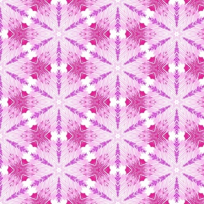Pink and purple geometric line art /  medium