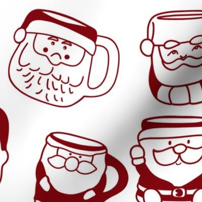 Father Christmas mugs