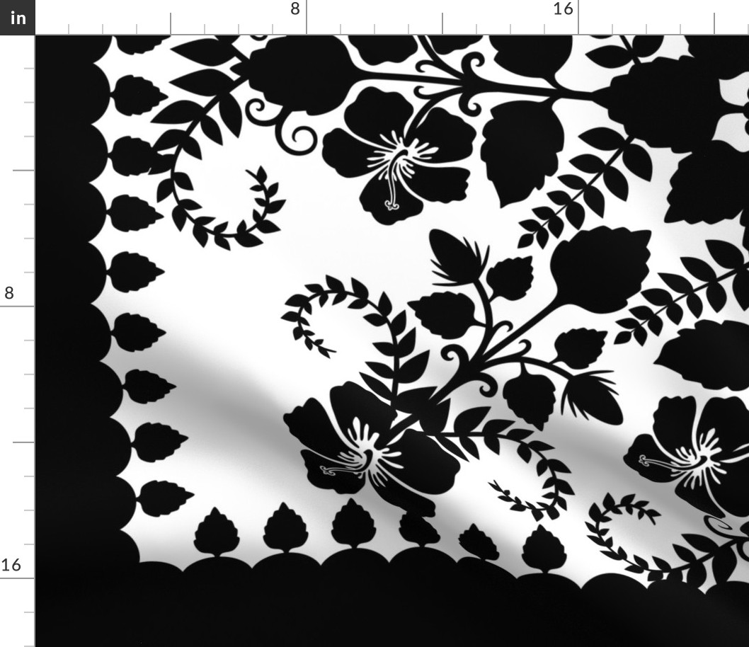 Akahai Quilt - black & white