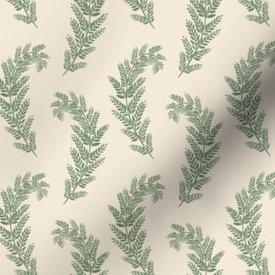 Fern Block Print Botanical - Medium