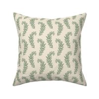 Fern Block Print Botanical - Medium