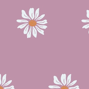 Daisy Block Print Floral Polka Dot - Jumbo