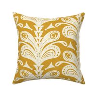 Masika - Boho Geometric Yellow White Large