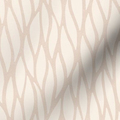 L Abstract waves of plants // normal scale 0023 I // baby children wallpaper pastel subtle aesthetic delicate  streamlined forms inspired by nature net sea beige orange cream linen ivory zebra salmon peach