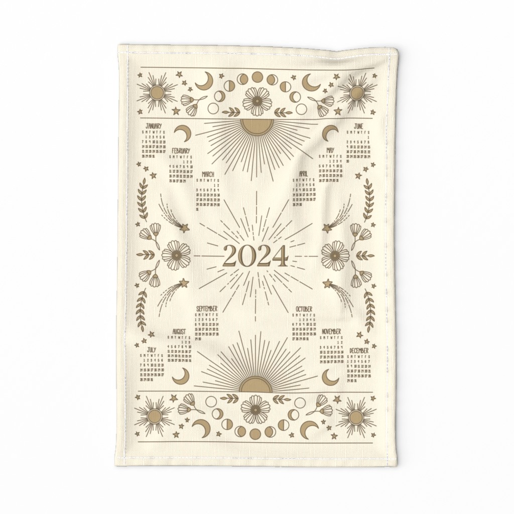 2024 Sweet Celestial Blooms Calendar