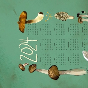 2024 Mushroom Calendar