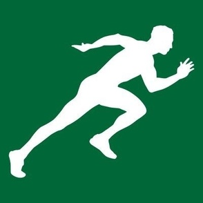 Sports, Running, Boy’s High School Track, Men’s College Track, Track & Field, School Spirit, Green and White