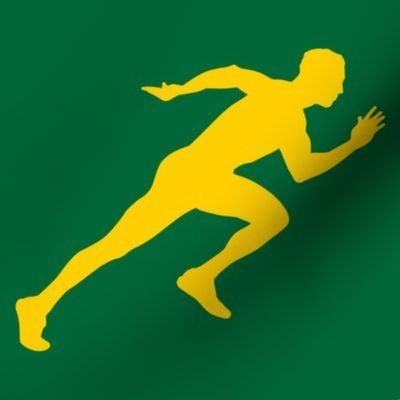 Sports, Running, Boy’s High School Track, Men’s College Track, Track & Field, School Spirit, Green and Gold, Green and Yellow