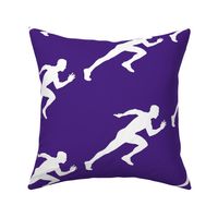 Sports, Running, Boy’s High School Track, Men’s College Track, Track & Field, School Spirit, Purple and White