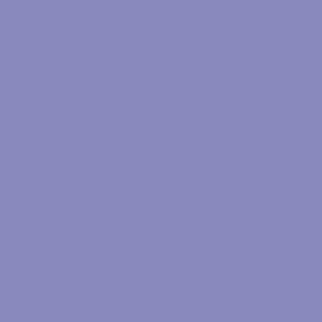 GRST5 - Rustic Periwinkle Solid - hex code 8a89be 
