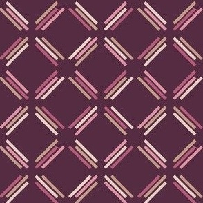 Modern Purple, Blush and Beige Geometric