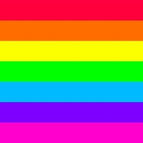 Neon Rainbow 1" Stripes