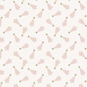 pink and green preppy christmas - christmas trees - cream_small