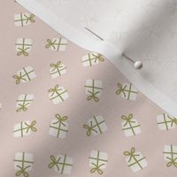 pink and green preppy christmas - christmas presents - blush pink_mini