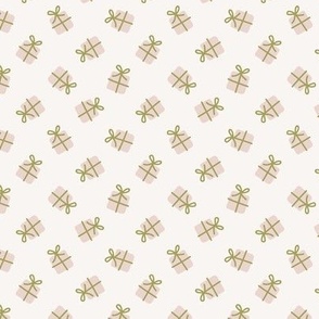 pink and green preppy christmas - christmas presents - cream_small