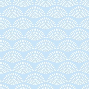 Petal Scallop baby sky blue by Jac Slade