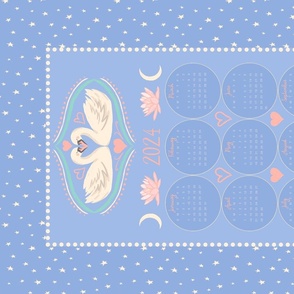 Swan Lake Tea Towel Calendar