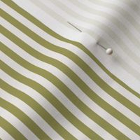 Even vertical stripes - christmas cream and green_mini