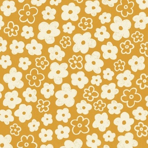 Flower Field - yellow
