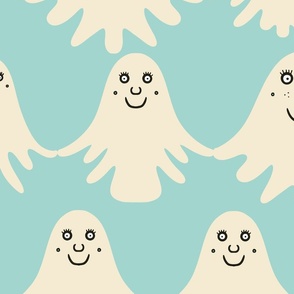 Happy-Ghost-Rows-white-and-soft-vintage-blue-XL-jumbo