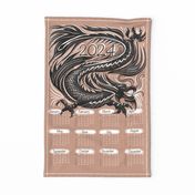 2024 Year of the Dragon  - neutral beige