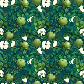 Granny Smith Apple Orchard (Autumn Blue)