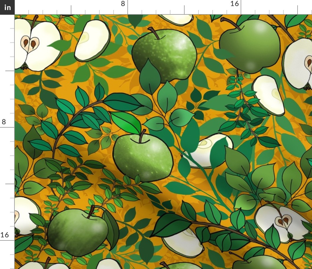 Granny Smith Apple Orchard (Harvest Gold large scale)