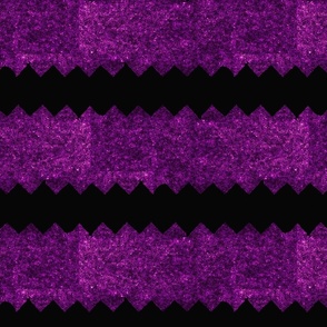 Oh Zig Zag! Witchy Purple and Black Horizontal Stripe -- Textured Purple and Black Stripe with Zig Zag edges -- Dark Purple and Black Bedroom, Bathroom -- 24.00in x 25.87in repeat -- 150dpi (Full Scale)