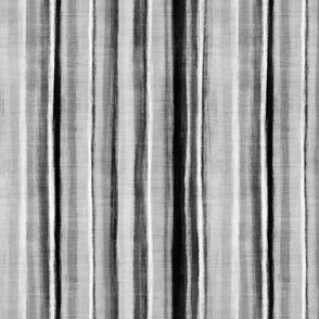 Bold Rustic Stripes in Monochrome Black and White Medium