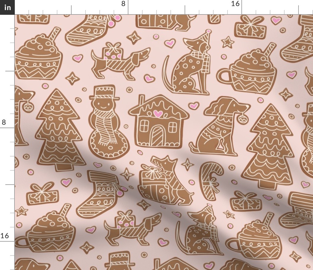 Xmas cookies - pink
