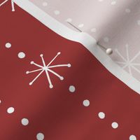 Winter Snowflakes | MED Scale | Christmas Red