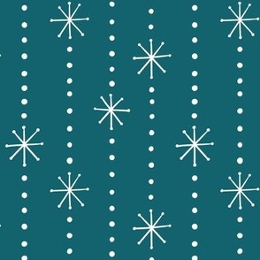 Winter Snowflakes | MED Scale | Teal Green