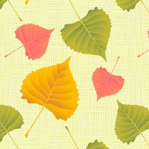 Autumn Poplar Leaves