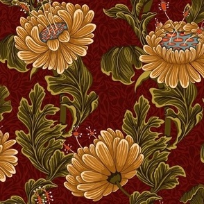 Victorian Dramatic Floral 
