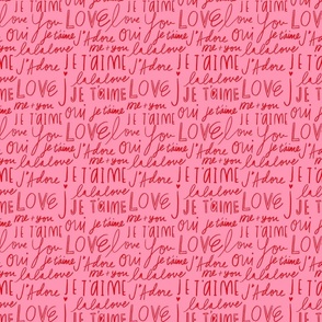 Valentine Handwritten Love Words Font