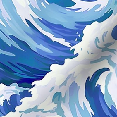 Wave Symphony - Blue Wallpaper 