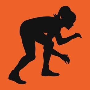 Sports, Girls High School Wrestling, Girl Wrestler, Female Wrestler, School Spirit, Back & Orange