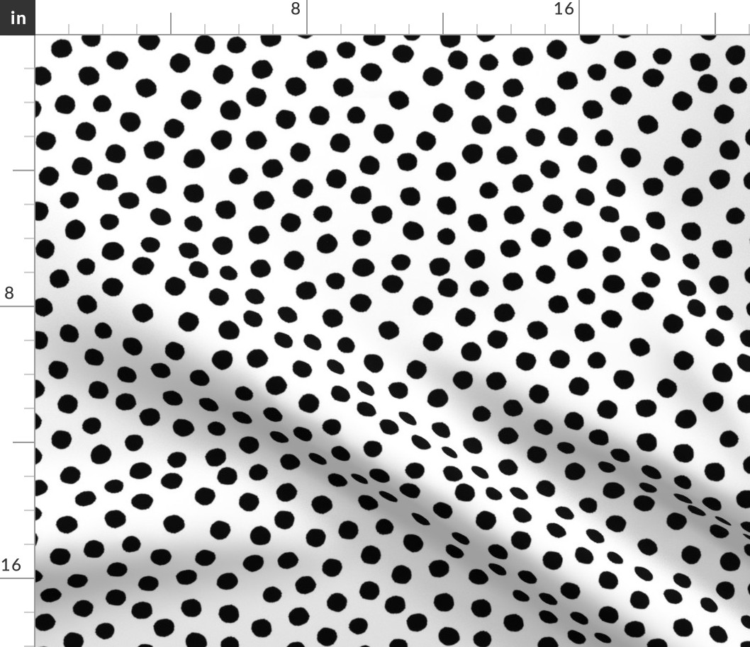 Monochrome Spot polka dot