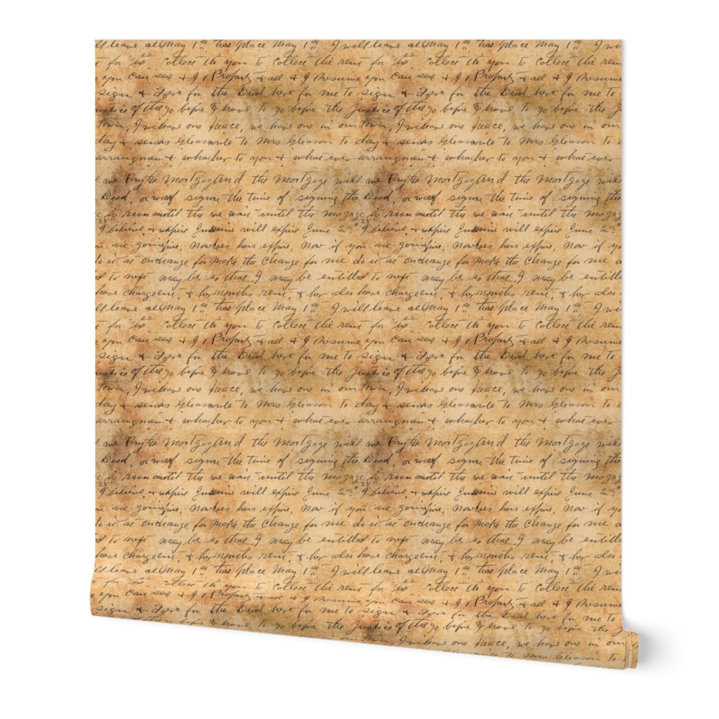 Cursive Writing on Parchment