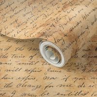 Cursive Writing on Parchment